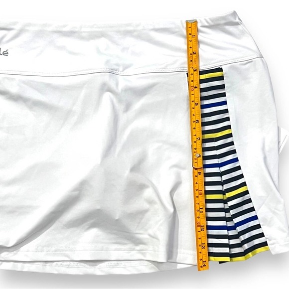 Bolle Athletic Skirt Shorts Women’s Large White High Performance Tennis Golf New - Picture 6 of 14